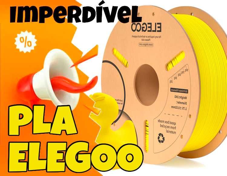 Promoção PLA Elegoo 1 Kg (Amarelo)