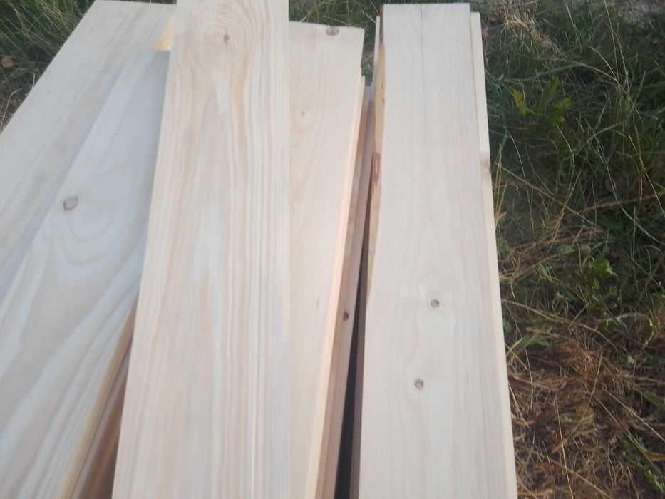 100x15 cm Parapet drewniany, świerkowy
