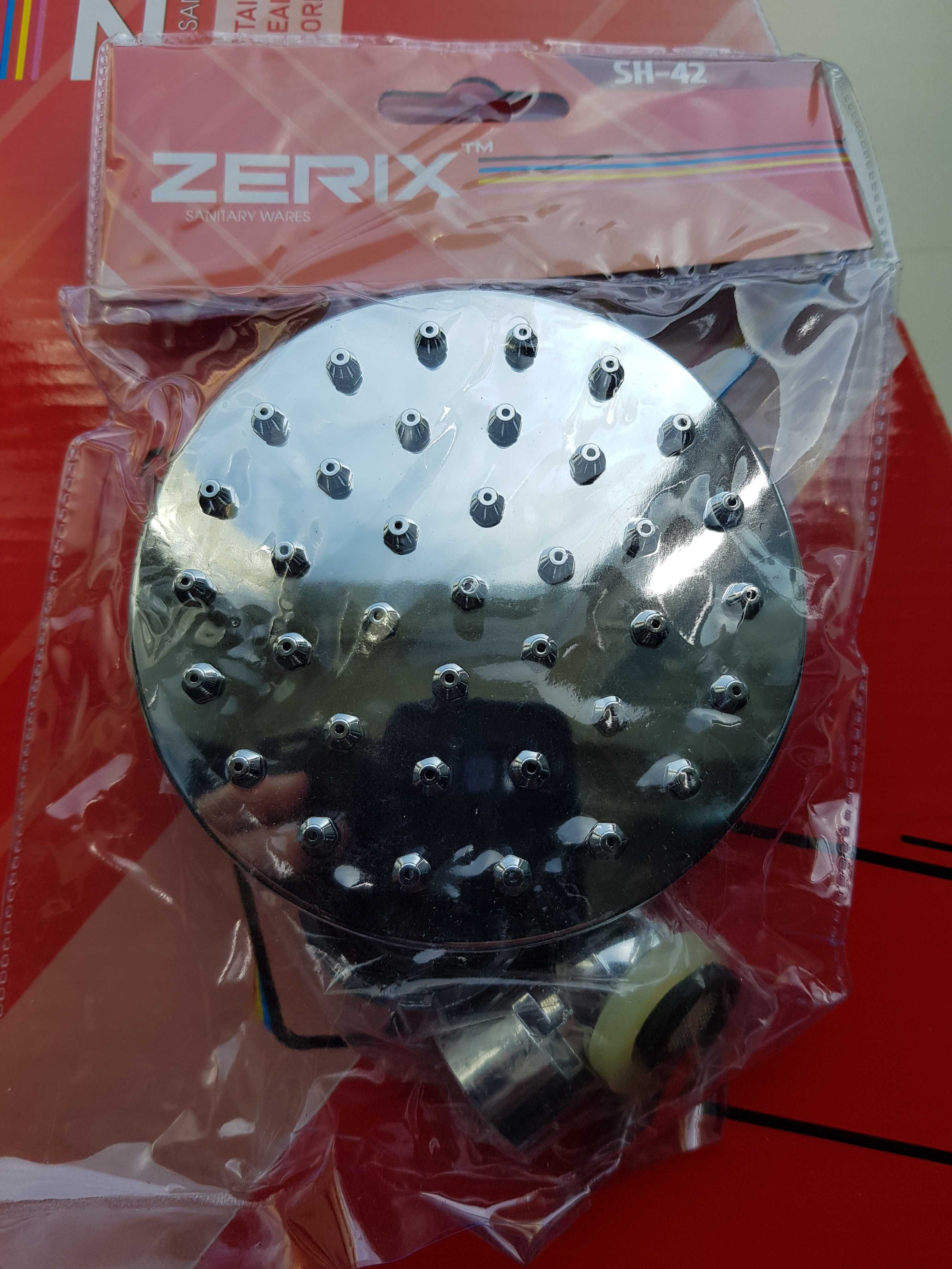 Лейка для душа тропическая потолочная хромированная Zerix SH-42