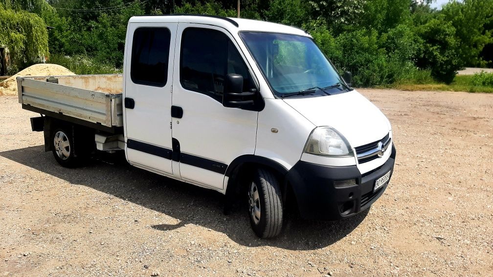 Opel Movano дубель кабіна,бортовий 2.5 2007 р.в