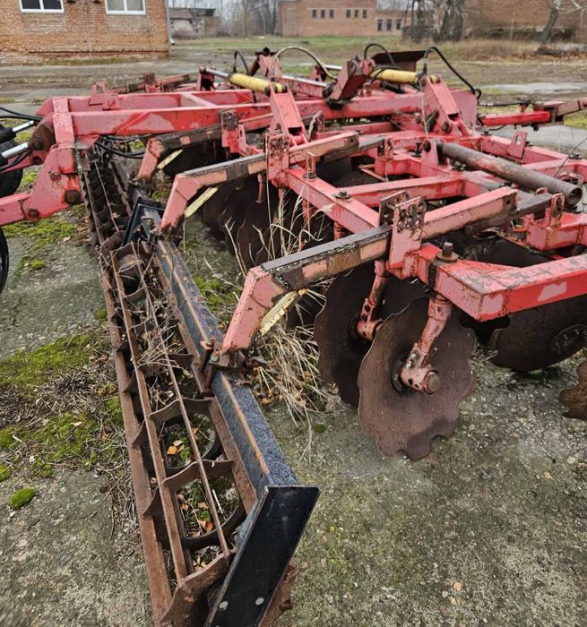 Дискова борона БП-6, трьохрядна, причепна, Восход, шириною 6 м, 2008 р