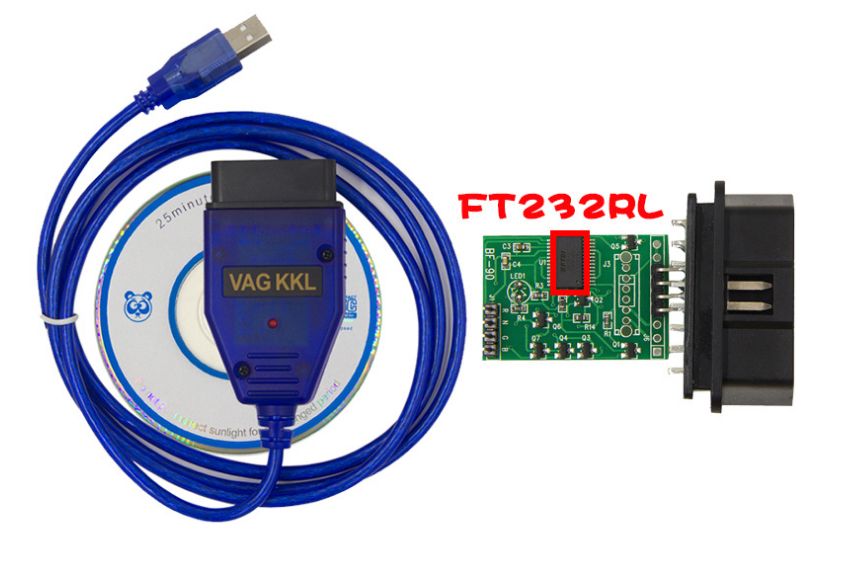 Сканер VAG 409.1 FT232RL (VAG COM KKL USB адаптер)VW,Audi ВАСЯ/FTDI