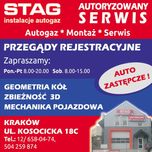 STAG auto-gaz LPG Kraków Bieżanów Prokocim montaż serwis