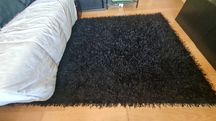 Tapete preto pelo alto 200x140