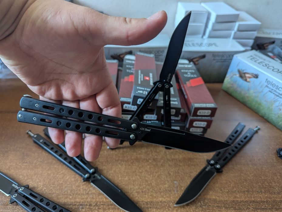 Ніж 10 D Балісонг Бабочка Метелик Ножі Метал Сталь Нові