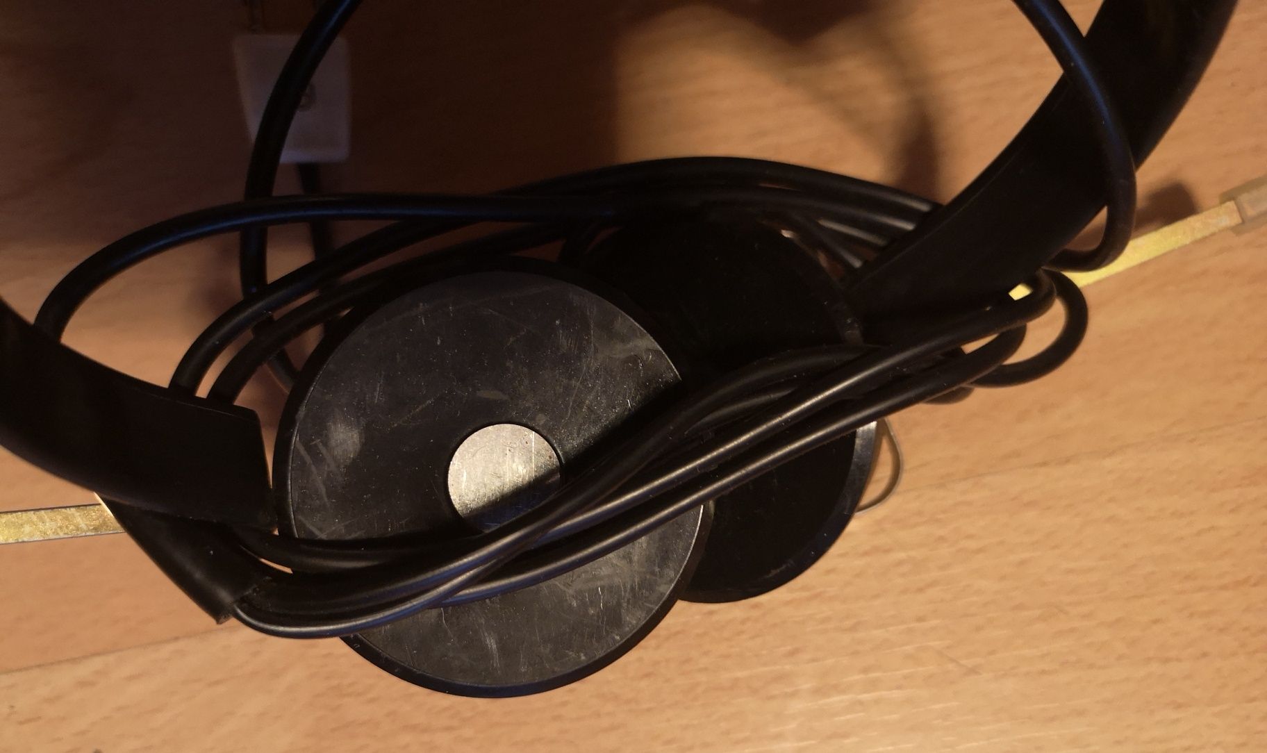 Stare zabytkowe słuchawki radiowe do radiostacji 5 Ohm wojskowe