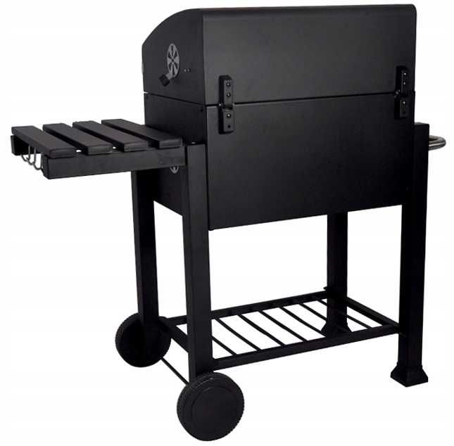 Grill ogrodowy węglowy pokrywa duży ruszt + GRATIS dmuchawa
