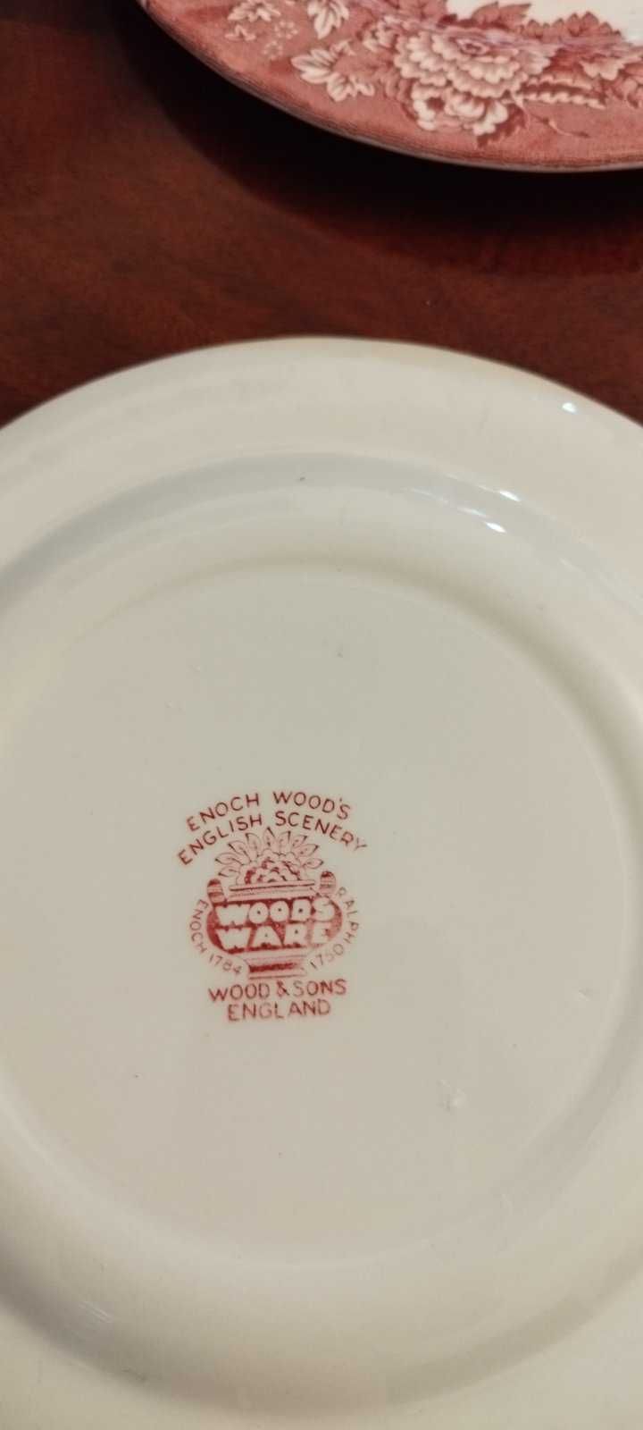 Комплект тарелок 4шт. Woods Ware. England. Диаметр-20см.