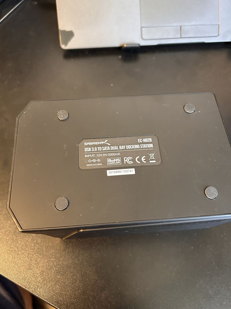 2 Bay USB A Stacja dokująca do dysków twardych (2’5” i 3’5”)