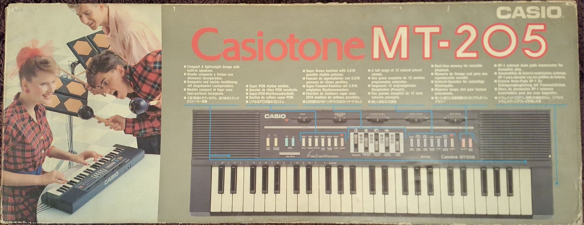 Piano / Órgão Casio MT 250