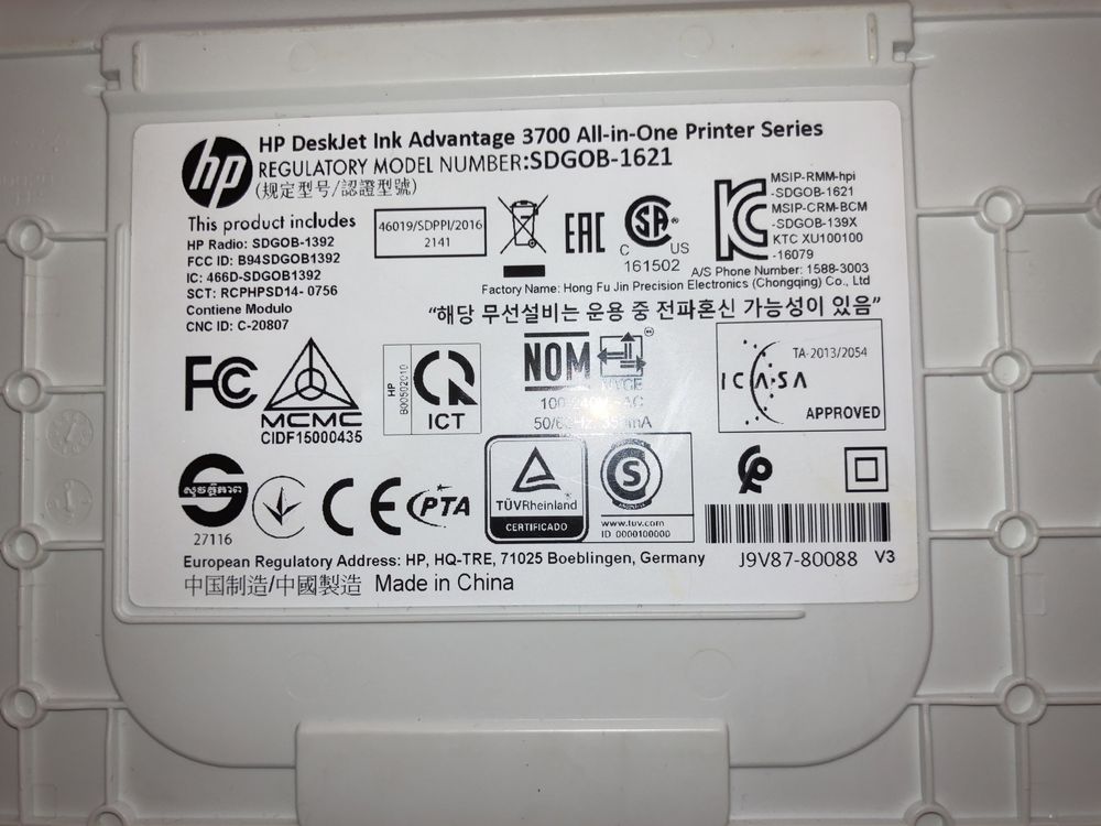 Drukarka hp deskjet ink advantage 3775