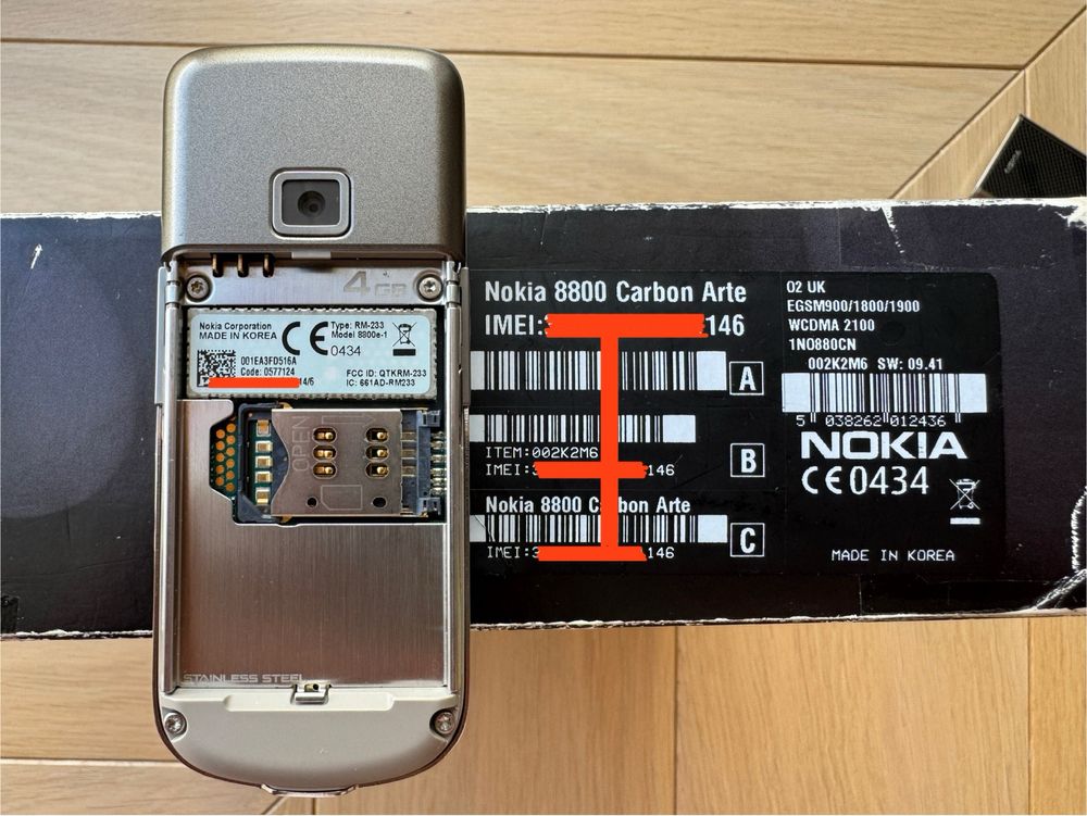 Nokia 8800 Arte Carbon - як НОВИЙ ! - Оригінал ! Luxury vintage phone
