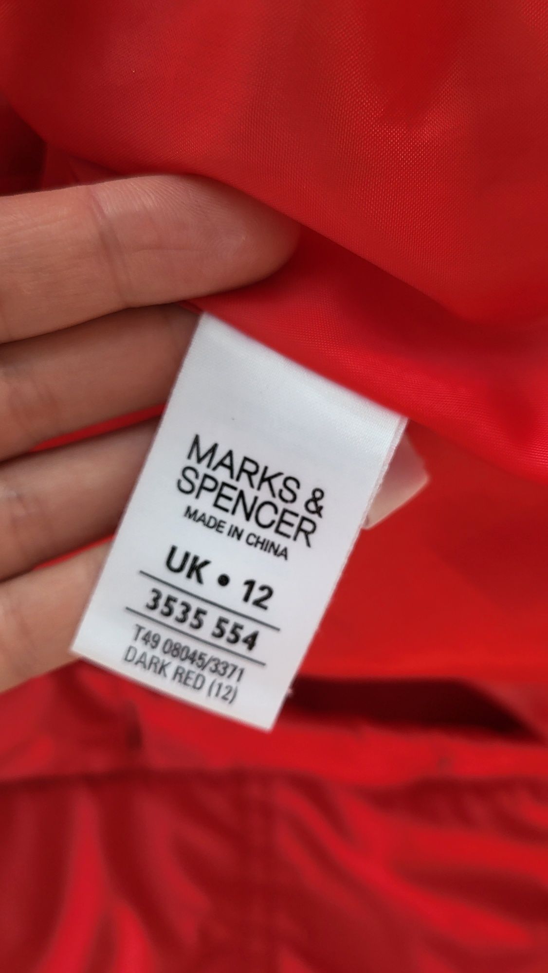 Kurtka damska czerwona Marks & Spencer