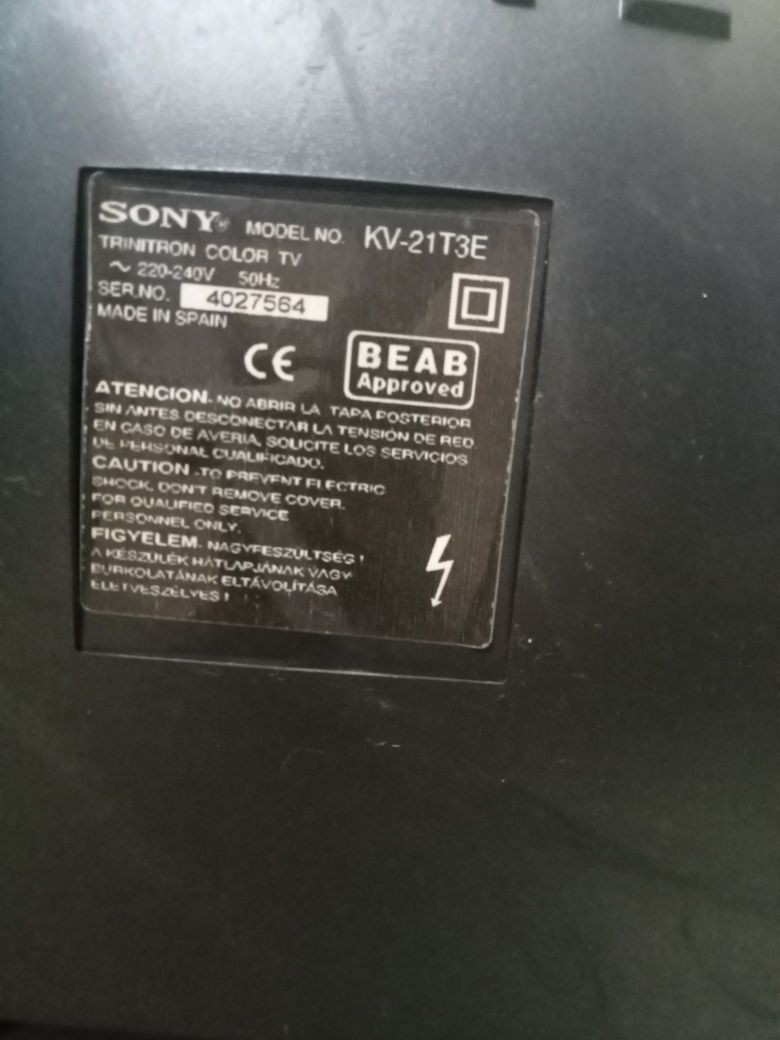 Televisão Sony black trinitron