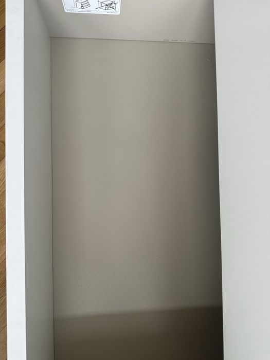 MALM Komoda, 3 szuflady, biały, 80x78 cm