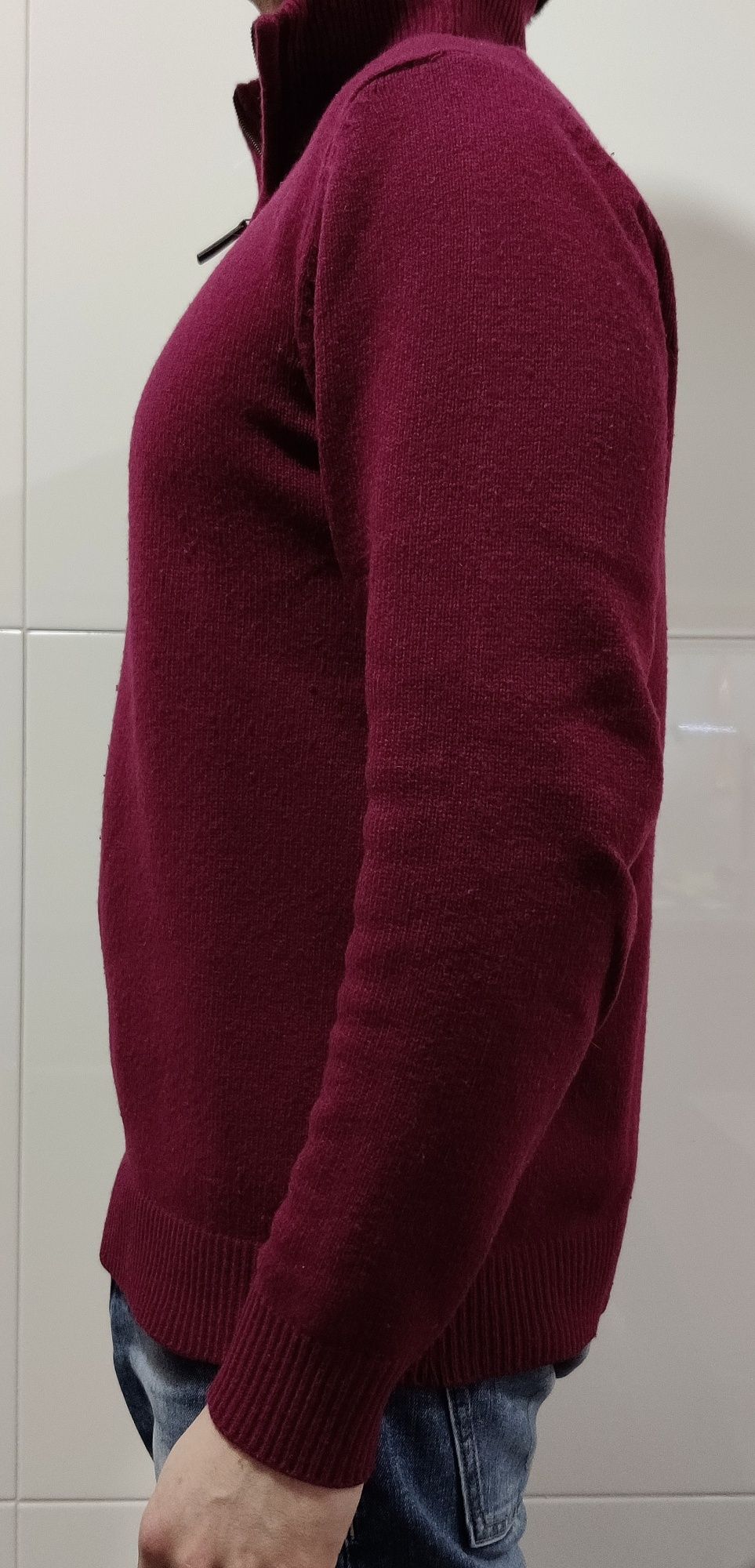 Camisola de Malha Sacoor de cor Bordeaux tamanho S