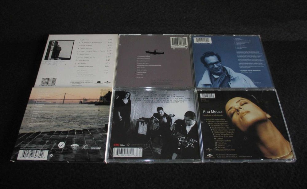 Colecção de CDs Fado Guitarra Portuguesa Carlos do Carmo Ana Moura