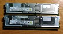 Pamięć Samsung DDR2 2x2GB 2Rx4 PC2-5300F-555-11-E0 serwerowa ECC