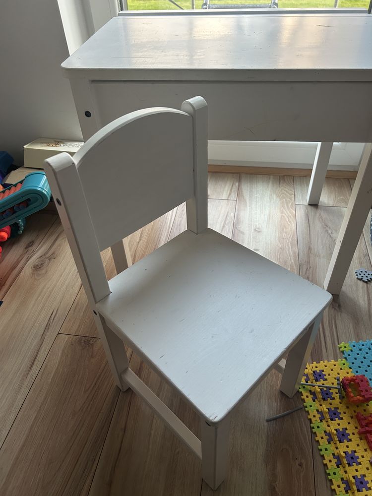 Biurko otwierane krzesło sundvik Ikea