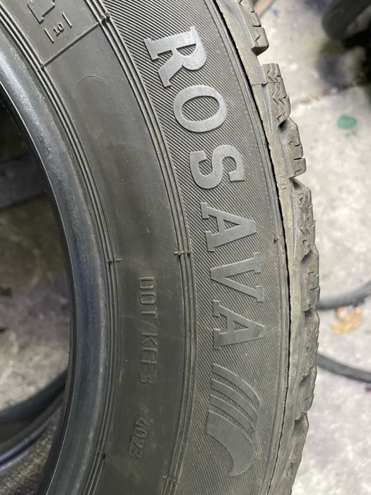 Шины 185/65 R15 Rosava б/у пара зима 8/8,5мм U7