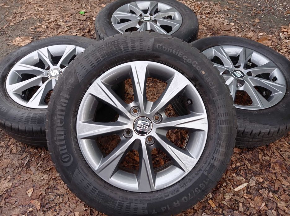 Felgi aluminiowe Alufelgi Seat Mii 14 Skoda Citigo VW Up ładne Up!