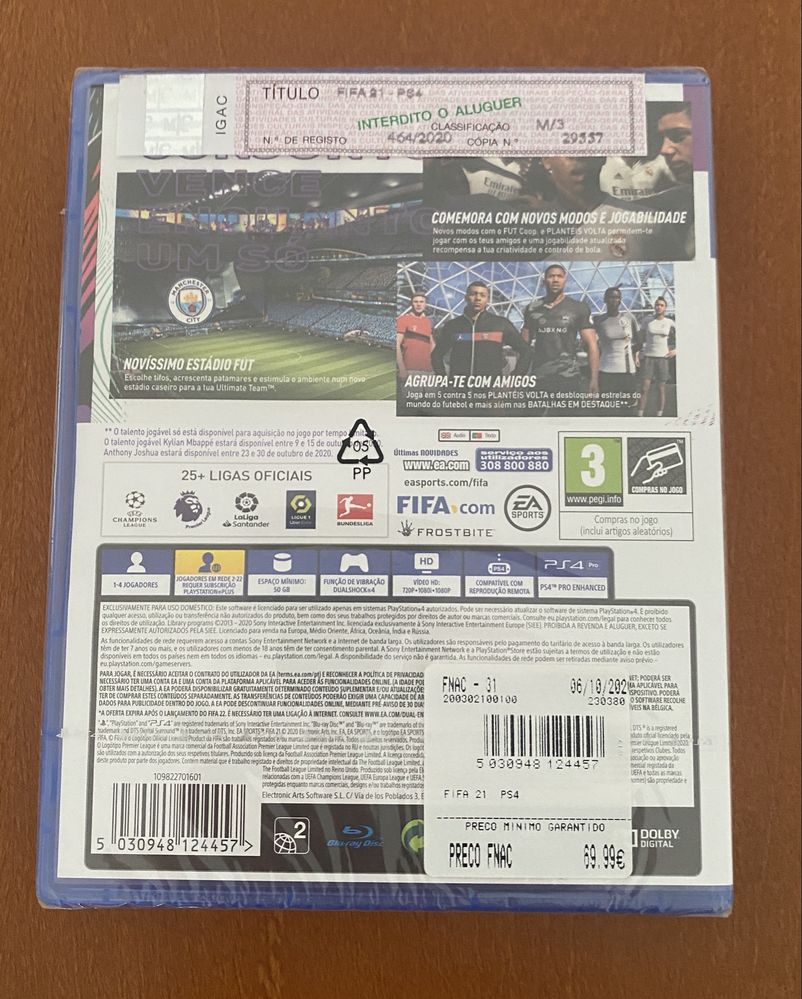 PlayStation 4  - Fifa 21