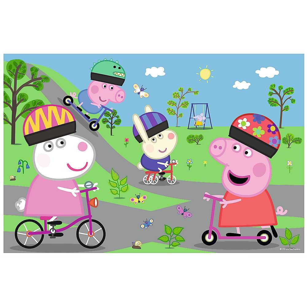 Trefl Puzzle Maxi 24 el. Świnka Peppa Aktywny dzień Świnki Peppy 14330