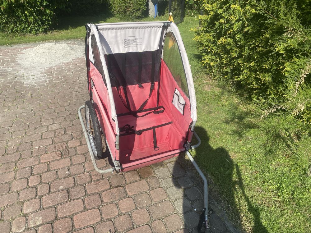 Przyczepka,riksza  rowerowa dla 2 dzieci
