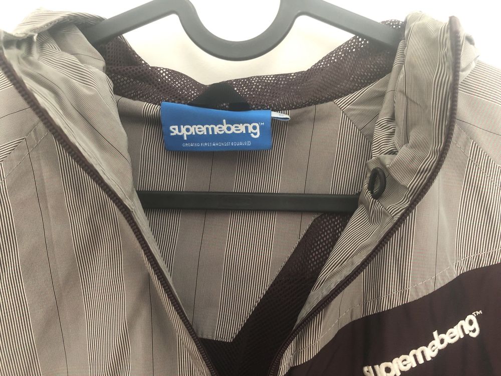 Casaco Supremebeing cinzento/bordo