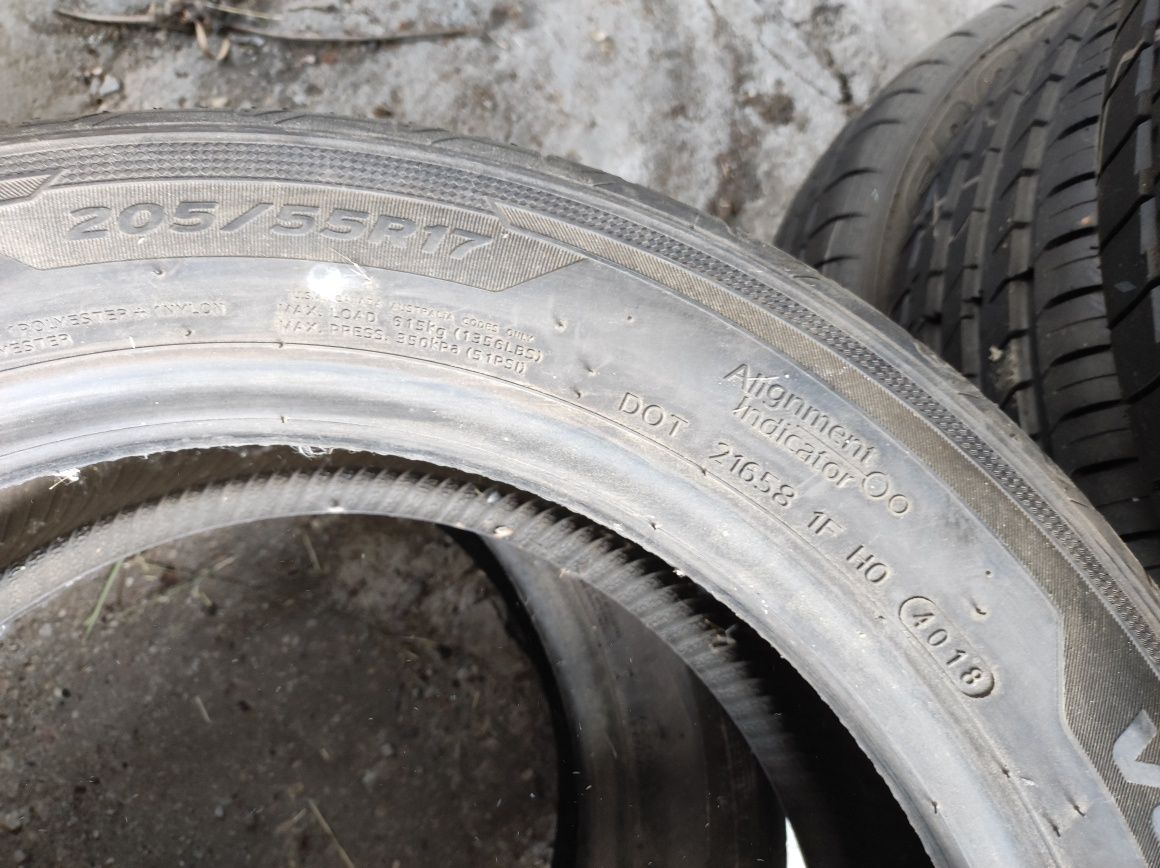 Jak NOWE Opony letnie 205/55R17 Hankook Ventus Prime 3 Wolsztyn