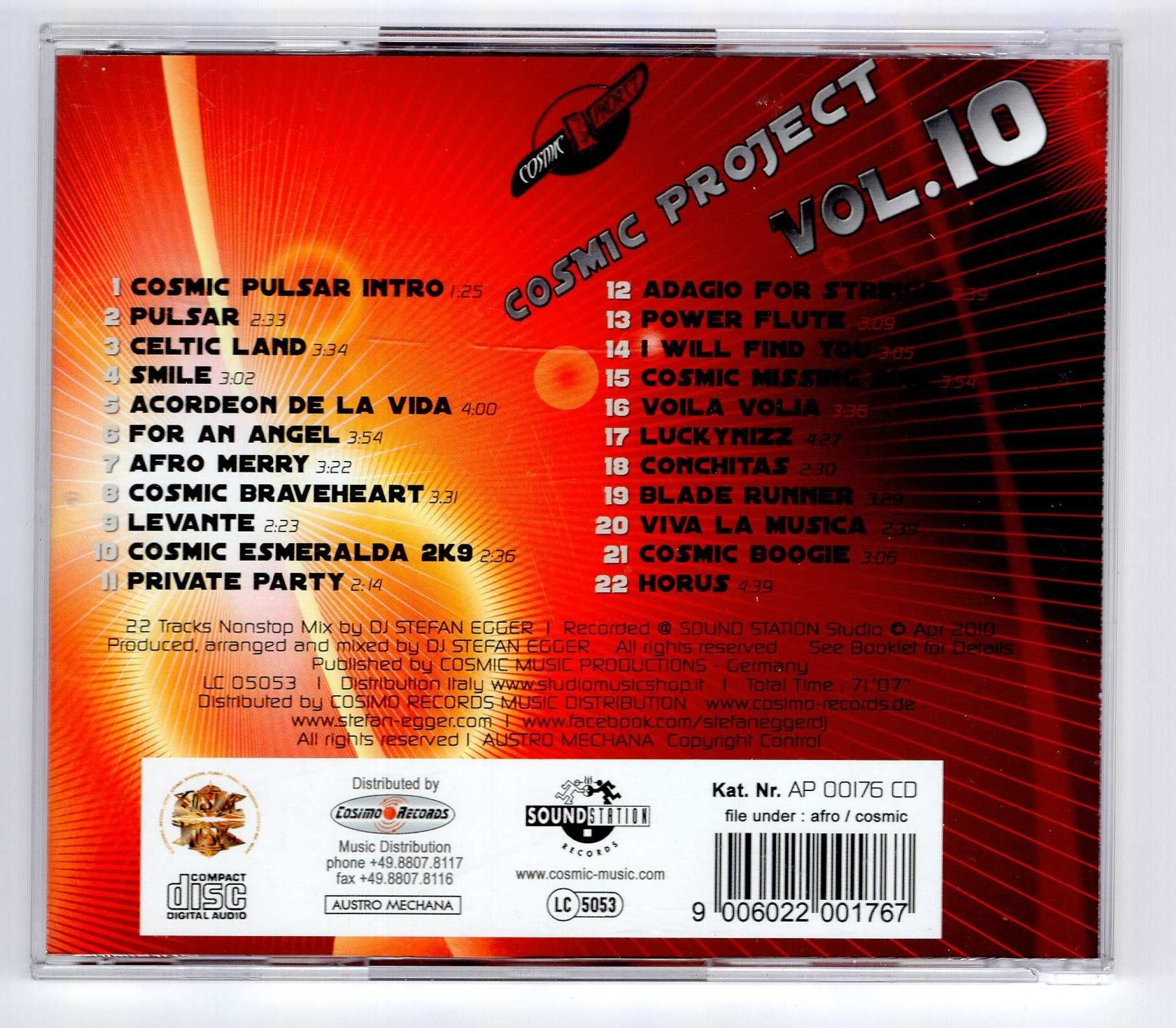 Cosmic Project, DJ Stefan Egger - Cosmic Project Vol. 10 (CD)