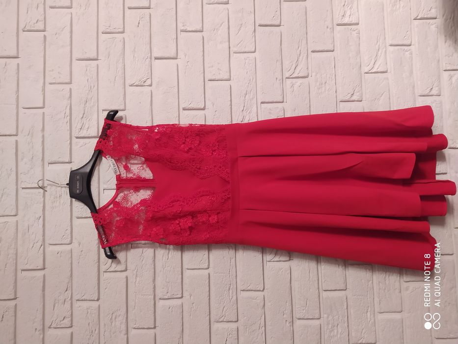 Sukienka studniówka wesele czerwona