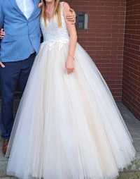 Sukienka ślubna księżniczkę w rozmiarze M