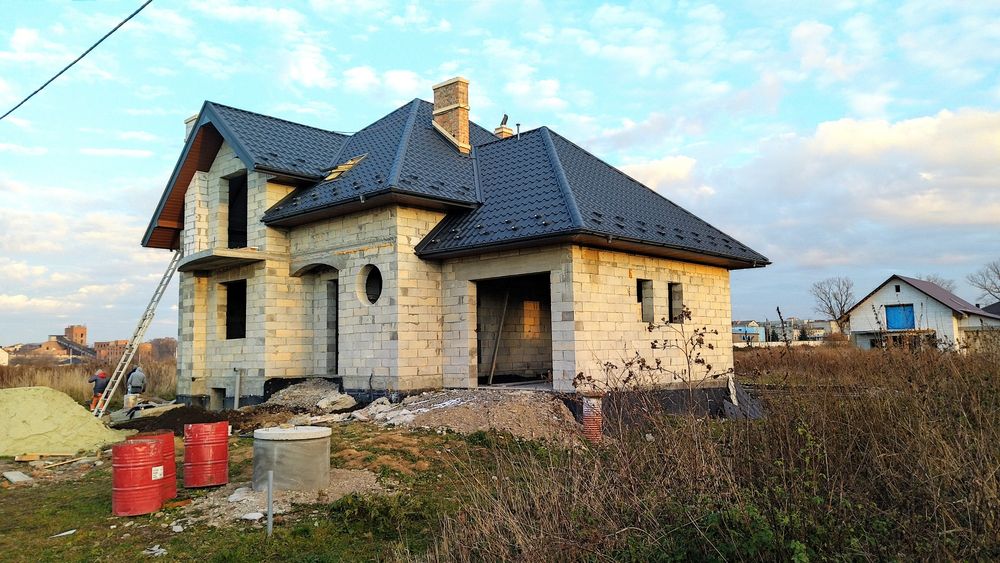 Монтаж даху від 300 грн Металочерепиця