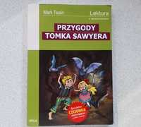 Przygody Tomka Sawyera,Twain, lektura 5 klasy z opracowaniem Wyd.Greg