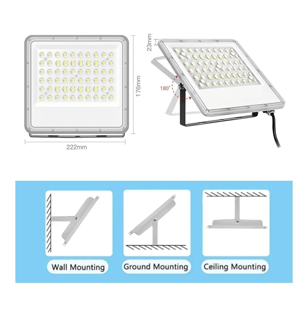 4 Focos led exterior 6500K 50W