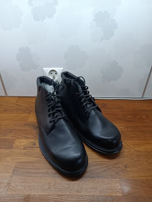 Nowe Buty Alfa Skórzane Trzewiki Solidne Męskie r. 44