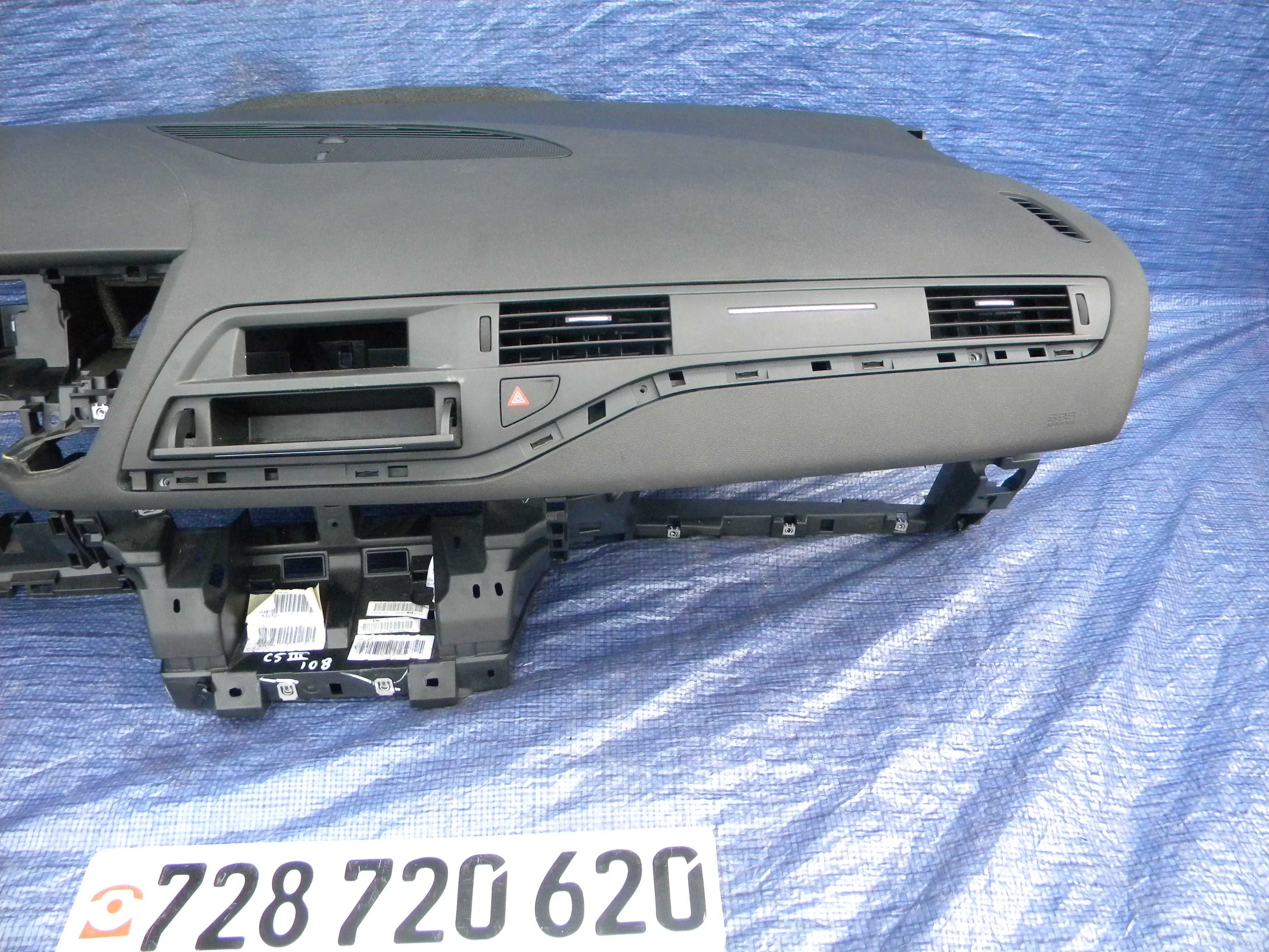 CITROEN C5 III X7 2008 KONSOLA DESKA AIRBAG Oryginał Opolskie Części