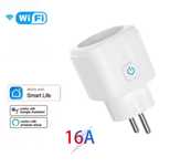 Розумна смарт WiFi розетка 16А tuya smart life