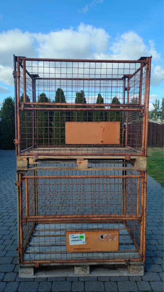 Gitterbox giterbox kosz pojemniki nadstawki paletowe a EUR paletę