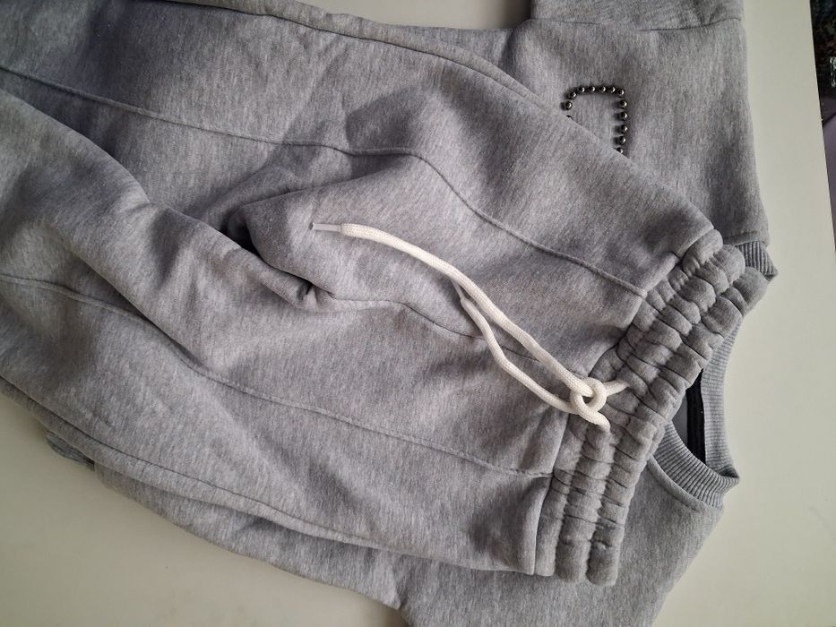 Теплий дитячий костюм для дівчинки утеплений на флісі