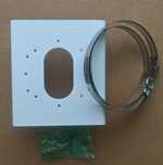 Uchwyt słupowy do kamer Hikvision DS-1275Z adapter do kamer na słup