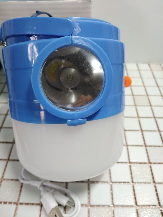 Лампа фонарь 25Вт заряд солнце+ usb