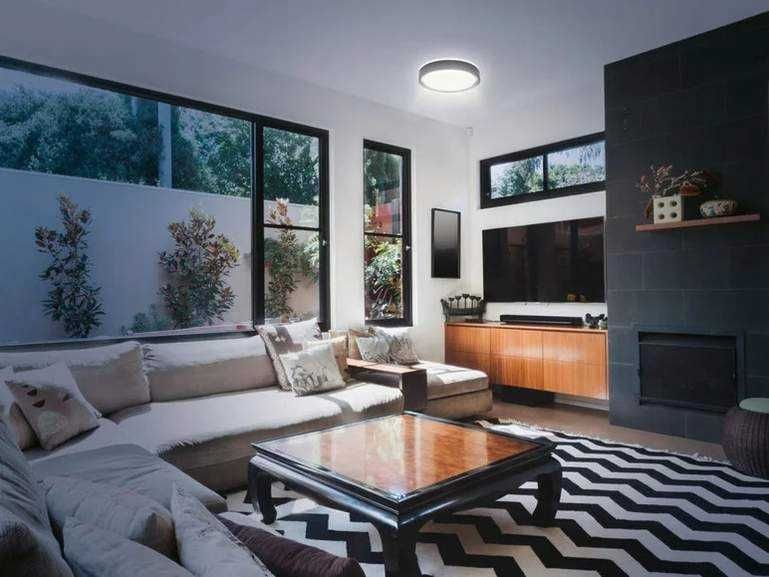 Plafon okrągły Livarno Lux  czarny + Pilot