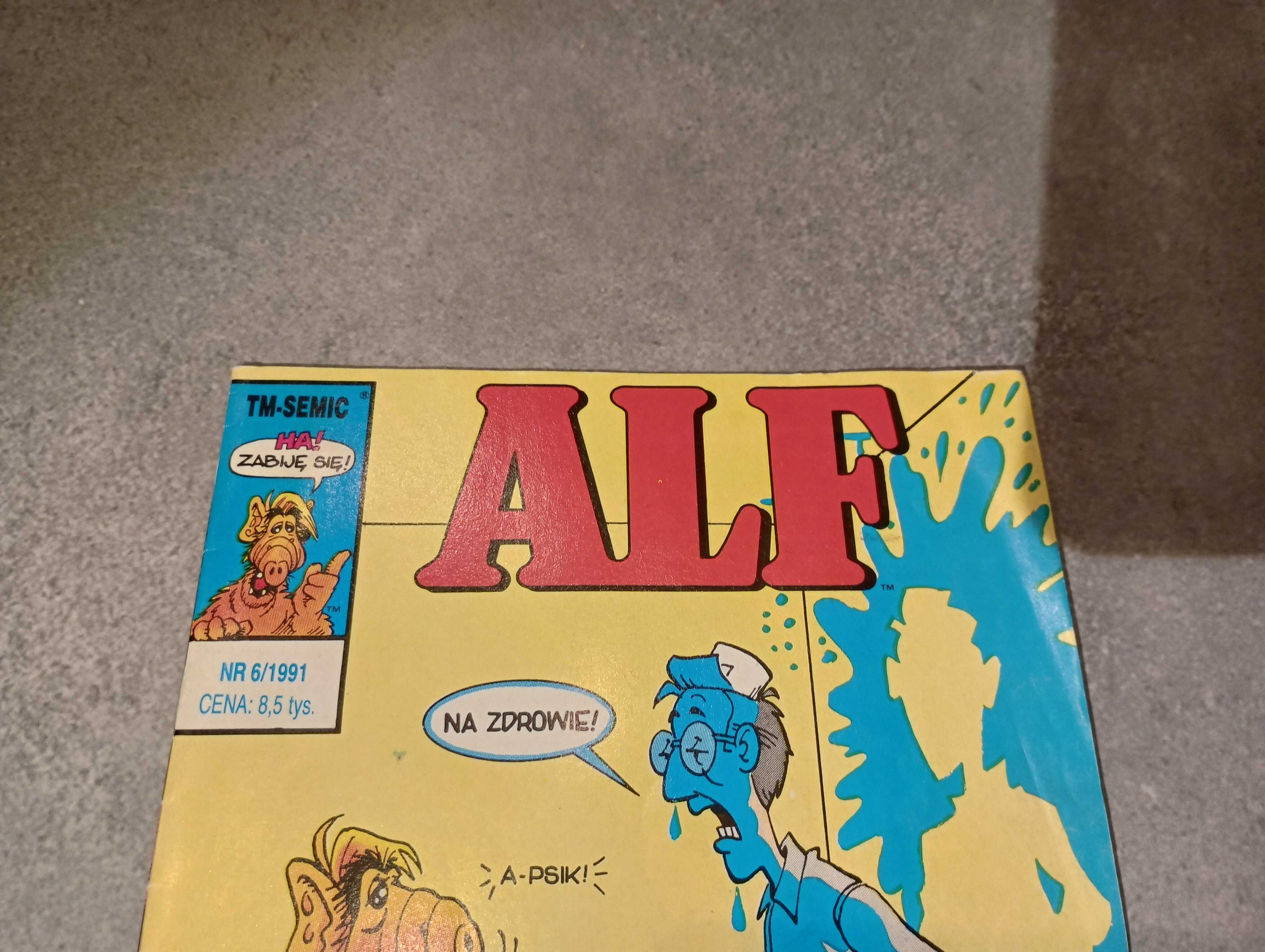 KOMIKS ALF nr 6/ 1991 rok wydawnictwo Tm-Semic Komiks PRL UNIKAT