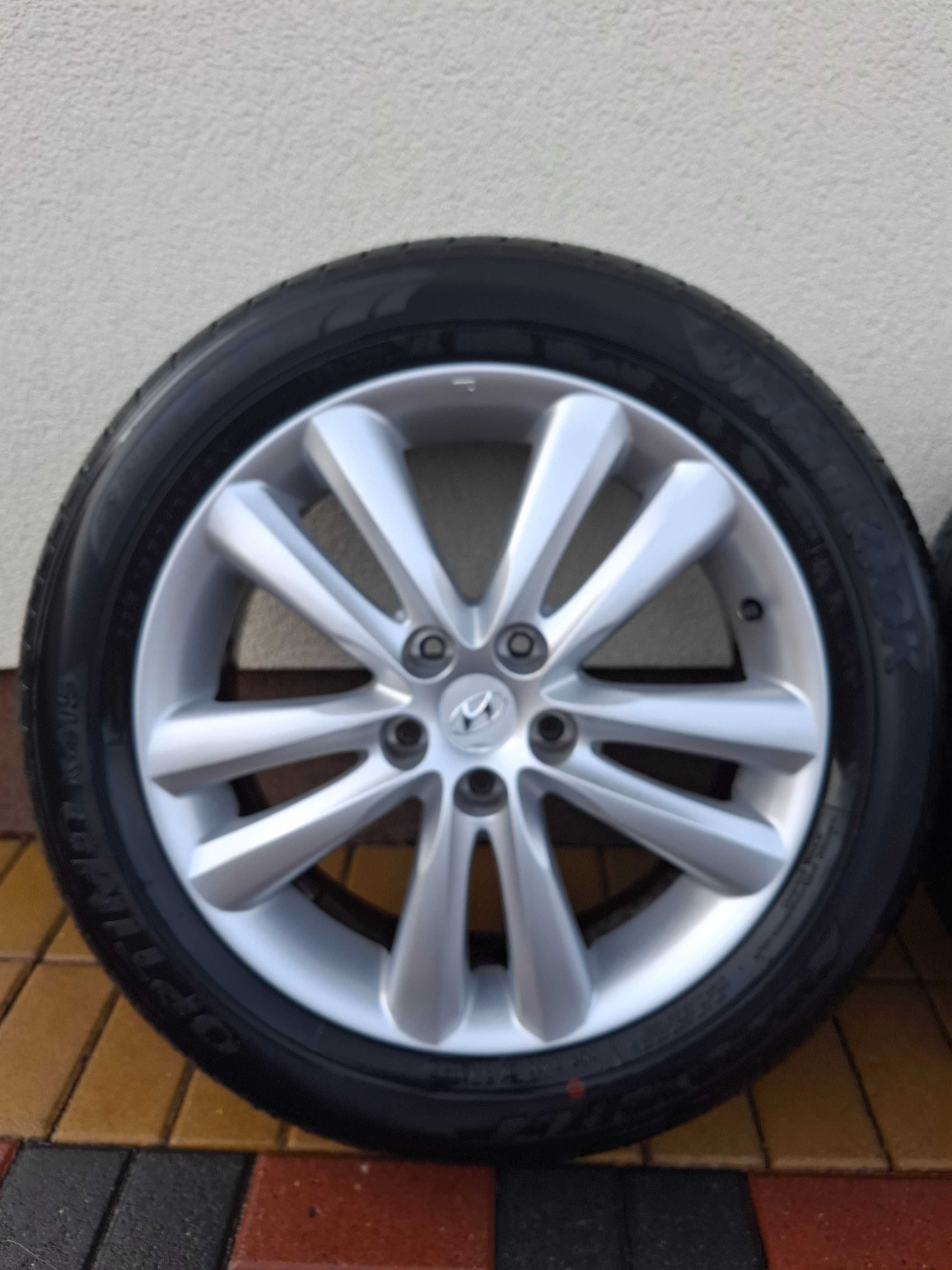 Komplet oryginalnych kół hyundai ix35.  225/55/R18