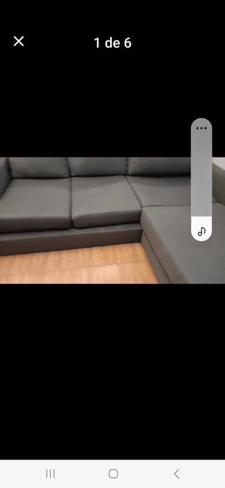 Sofa cinza chase long