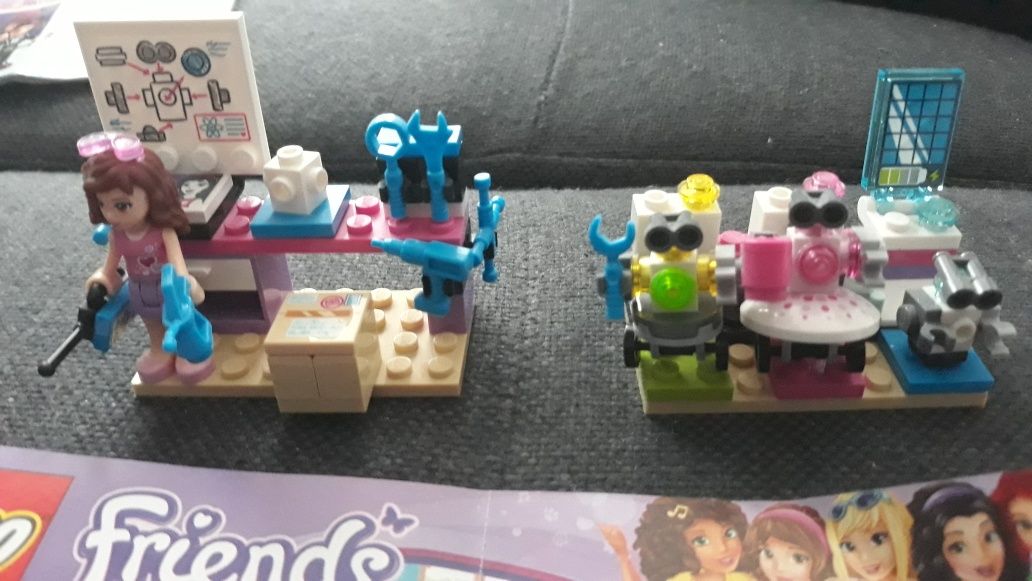 3x lego friends 41307 laborato. 41001 magiczne sztuczki 41000 skuter