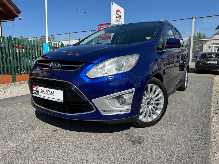 Ford Grand C-MAX 2.0TDCi-163KM-Titanium-Navi-Led-Skóra-7Miejsc-Klimatronic-PDC-Kamera-