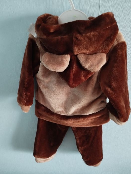 Плюшевий костюм на хлопчика 6-9міс